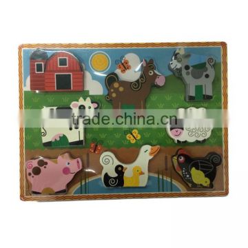 hot sale animal 3D wooden puzzle