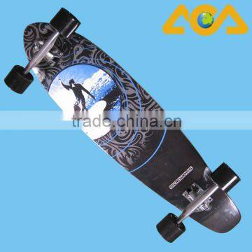 Hot selling Customized Shape FIeberglass Longboard