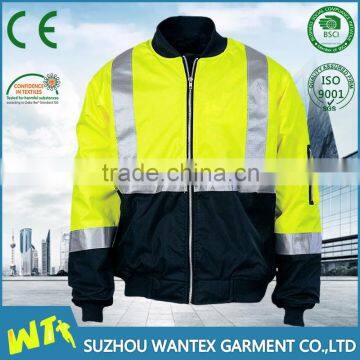wholesale safety winter jacket high quality bomber jacket jacket for man and woman