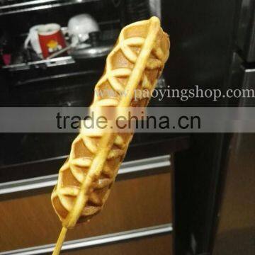 Commercial Use Non-stick 110v 220v Electric 5pcs French Hot Dog on A Stick Lolly Waffle Maker photo-6