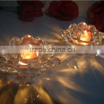 metal flower vase/ candle holder