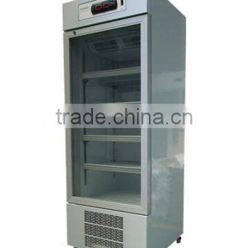 260L Pharmacy Hospital Single Temperature Glass Door Medical Storage Refrigerator photo-2