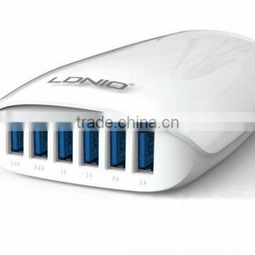 3.0 usb port high quality multi 6 port usb hub charger with Euro/US /UK plug