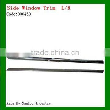 toyota spare part hiace chrome parts 000439 Chrome side window trim for hiace side window trim