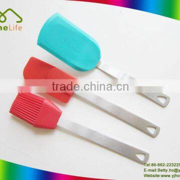 Bakeware tools set kitchen Mini Silicone spatula with stainless steel handle