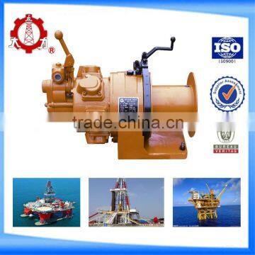 Single Drum Hand Brake Air Winch For minings(capacity 10kN)