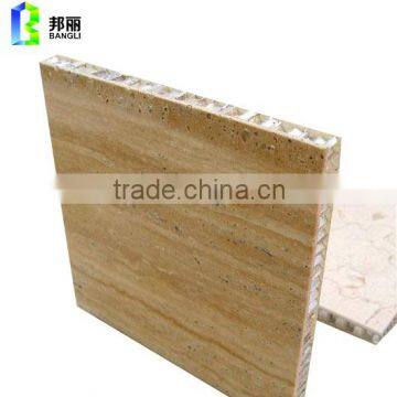 aluminum honeycomb panel stone wall panel indoor decoration