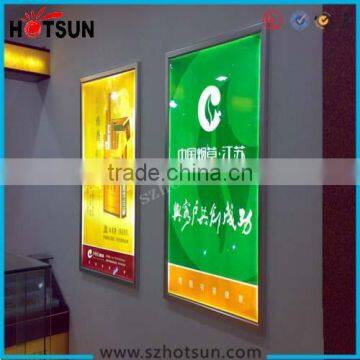 wall mount indoor large advertising LED lighted acrylic display