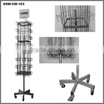 SSW-CM-121 Iron Wire Newspapers Magazine Brochure Leaflet Display Stand Wholesale photo-4