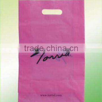 biodegradable die cut bag/corn starch based biodegradable bag