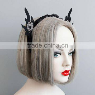 MYLOVE Black Elfin Double Ear Hair Hoop Cos Accessory photo-2