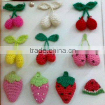 decorative crochet handmade fruit flowers