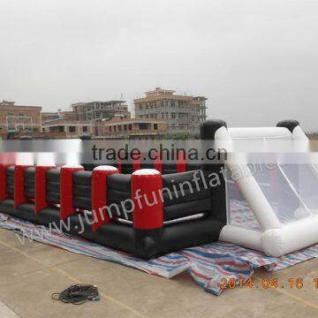 Cheap Football Field,PVC Human Foosball,commercial Inflatable Soccer Pitch for Babyfoot