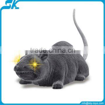 Animal Toys 4CH RC plush mouse with lights Promotional kids rc animal toys