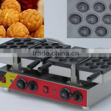 Factory Price electric waffle maker machine_walnut cake making machine