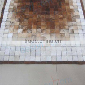 Leather Rug Patchwork Carpet