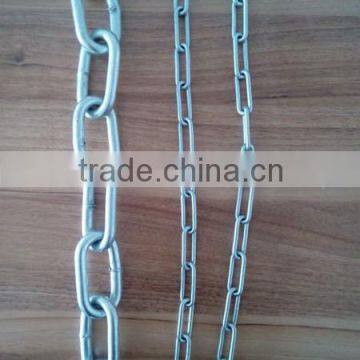 galvanized din763 standard steel welded link chain