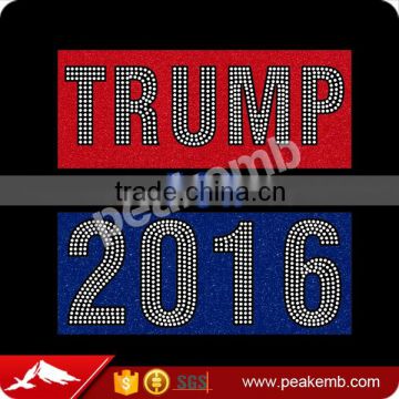 Glitter Stickers Trump 2016 For American Presidential Election Transfers