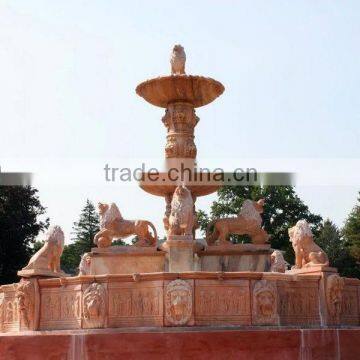 Hot sale hand carved garden stone fountain