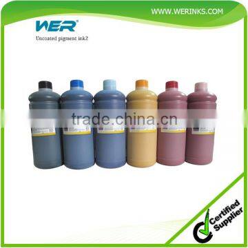 WER promotional Uncoated pigment ink