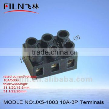 FILN brand 6 screws terminal block 2.5mm JX5-1003 10A-3P