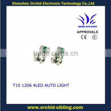 warning canceller T10 1206 4leds green led lights