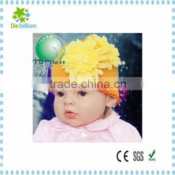 2016 Latest Fashion Felt Flower Kintted Cotton Baby Headwear for Photograph