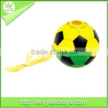 2014 good saling football shape raw material football air horn with EN71