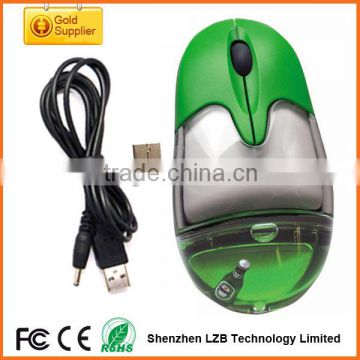 2.4Ghz wireless liquid/aqua/water/oil mouse