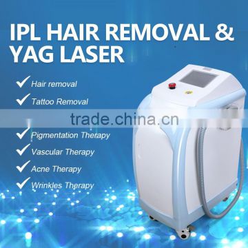 2 In 1 Yag Laser Tatto Removal IPL Hair Removal Machine