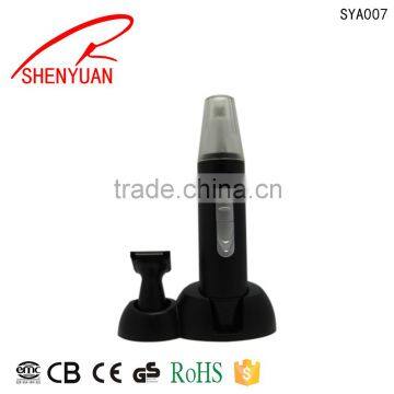 Good Sell 2 in 1 Professional Nose Trimmer Battery Operate Nose Hair Trimmer photo-2