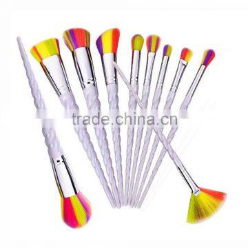 Alibaba best selling products Unicorn make up brush set with pearl bag