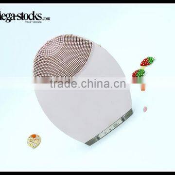 Popular 2015 Soft Silica Gel Skin Vibration Slimmer Face Cleansing Massager Functional photo-2
