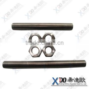 Hastelloy C276 C22 C4 high tensile fastener stainless steel thread rod sleeve