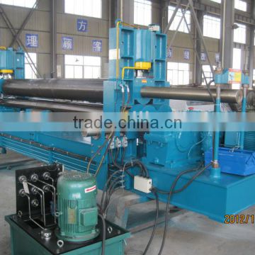 Series W11Y Hydraulic 3-roller symmetrical plate rolling machine/shear brake and slip roll machine