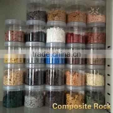 High Molecular Colorful Composite Rock Chip,Rock flakes for High build epoxy floor Paint