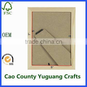 Unfinished Wood Digital Photo Picture Frames 5x7 Inch Photo Frame Wooden photo-5