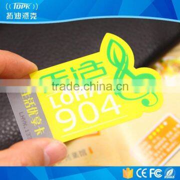 Transparent business card&plastic card with high quality