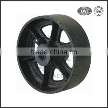 customized quality products sand cast iron casting belt pulley wheel