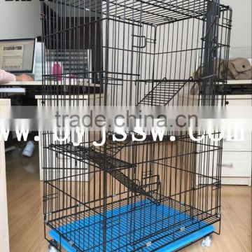 Factory Price Wholesale Outdoor Indoor Folding Big Large Metal Pet Cat Cage