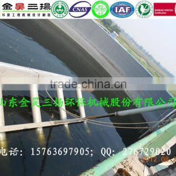 Mechanical rotating water decanter for sewage treatment plant