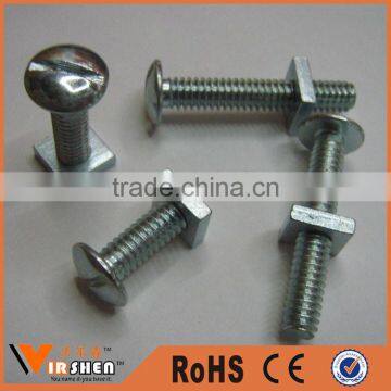 Roofing Bolts Round Head + Square Nuts 6mm x 35mm