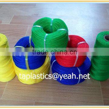 strong soft twisted string rope twine cord pe pp nylon making