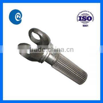 Cardan pto shaft with splines