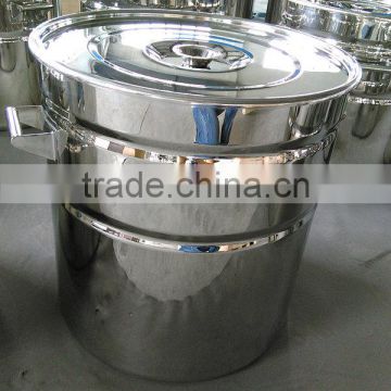 stainless steel drum with sealing lid