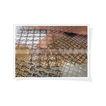 Black Wire Crimped Wire Mesh