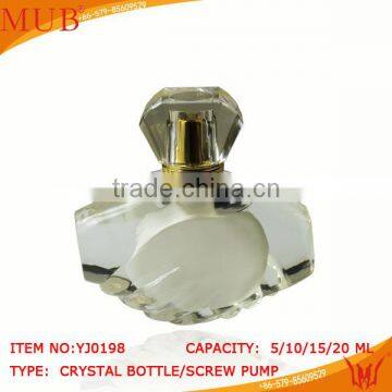 Custom Made Red Empty Crystal Perfume Bottle