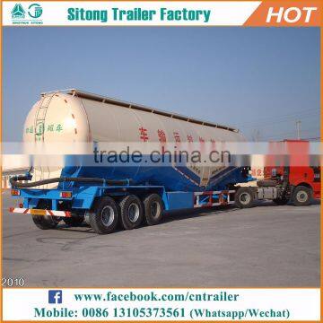 Common Cement Tanker Trailer Dimensions Dry Bulk Transport Semi Tank Trailer