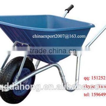 Europe Plastic Garden Wheel Barrow With 4.00-8 Rubber Wheel WB6414 photo-6