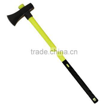carbon steel head direct factory sale fireman axe long fiberglass handle